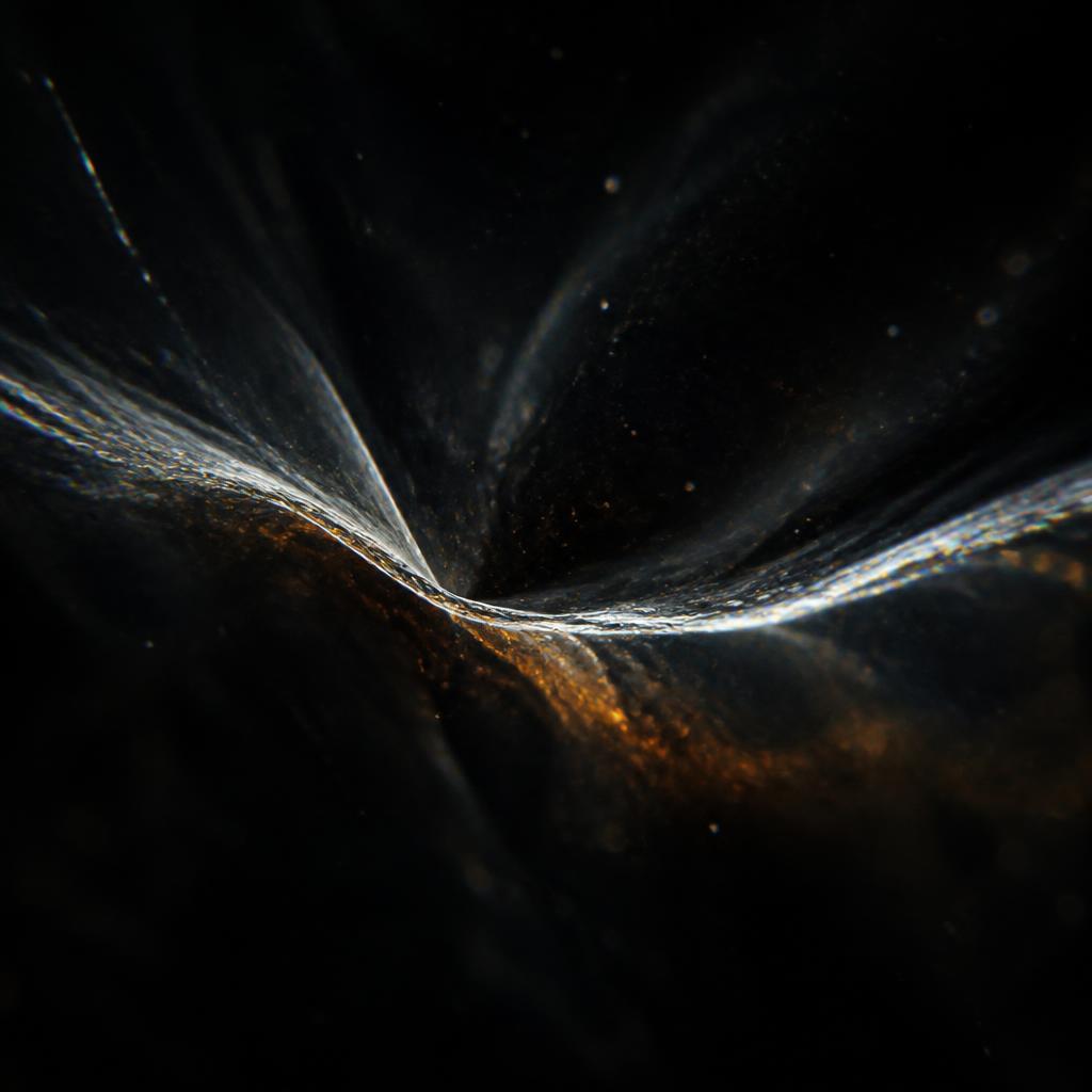 A silver crease in the dark — the first Fold